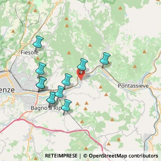Mappa Via dello Stelli, 50012 Vallina FI, Italia (3.85545)