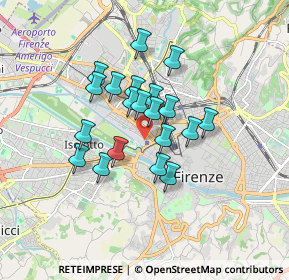 Mappa Firenze Porta al Prato, 50144 Firenze FI, Italia (1.315)