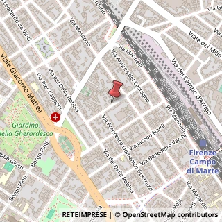 Mappa Via Giambologna, 2R, 50132 Firenze, Firenze (Toscana)