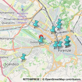 Mappa Viale della Catena, 50144 Firenze FI, Italia (2.07091)