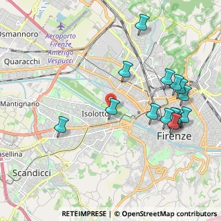 Mappa Viale della Catena, 50144 Firenze FI, Italia (2.30533)