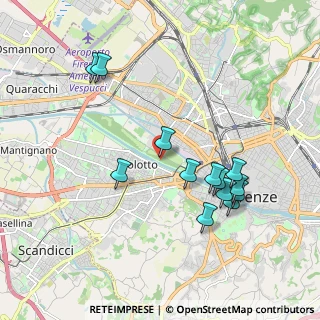 Mappa Viale della Catena, 50144 Firenze FI, Italia (1.95846)