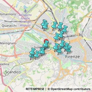 Mappa Viale della Catena, 50144 Firenze FI, Italia (1.458)
