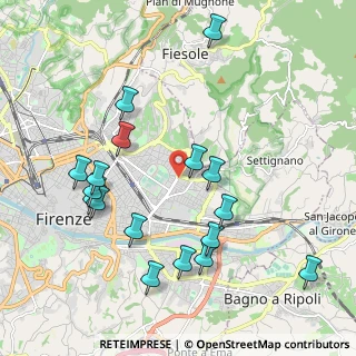 Mappa Firenze, 50137 Coverciano FI, Italia (2.23706)