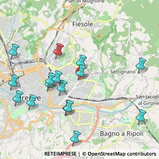 Mappa Firenze, 50137 Coverciano FI, Italia (2.465)