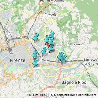 Mappa Firenze, 50137 Coverciano FI, Italia (1.05273)