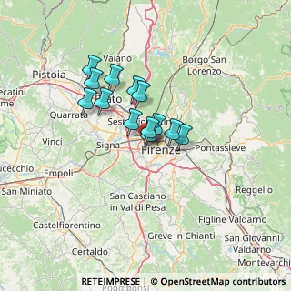 Mappa Via A. Modigliani, 50142 Firenze FI, Italia (9.56308)