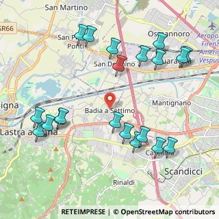 Mappa Via del Botteghino, 50010 Scandicci FI, Italia (2.443)