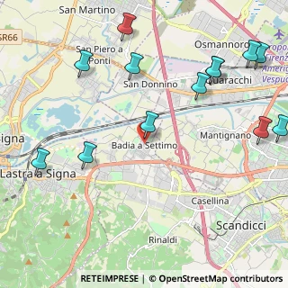 Mappa Via del Botteghino, 50010 Scandicci FI, Italia (2.81769)