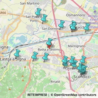 Mappa Via del Botteghino, 50010 Scandicci FI, Italia (2.621)