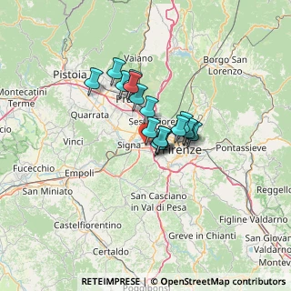 Mappa Via del Botteghino, 50010 Scandicci FI, Italia (8.46706)