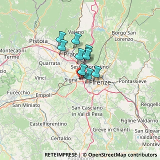 Mappa Via del Botteghino, 50010 Scandicci FI, Italia (7.73091)