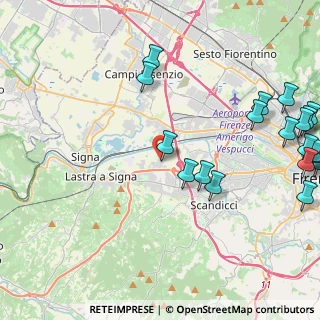 Mappa Via del Botteghino, 50010 Scandicci FI, Italia (6.05421)