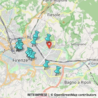 Mappa 50137 Firenze FI, Italia (2.222)
