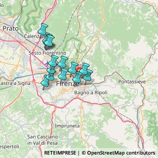 Mappa 50137 Firenze FI, Italia (6.39067)
