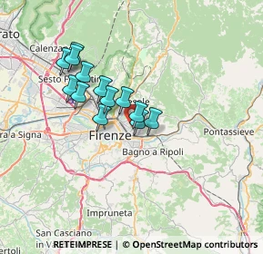 Mappa 50137 Firenze FI, Italia (5.58308)