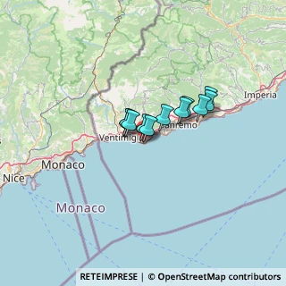 Mappa Via Febo, 18012 Bordighera IM, Italia (7.85091)