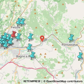 Mappa Via di Poggio Moro, 50012 Vallina FI, Italia (6.819)