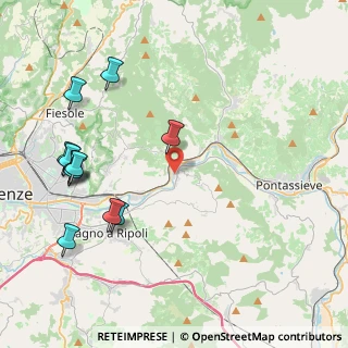 Mappa Via di Poggio Moro, 50012 Vallina FI, Italia (5.09583)