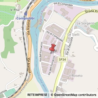 Mappa Via del Fornaccio, 46, 50012 Bagno a Ripoli, Firenze (Toscana)