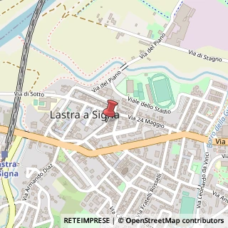 Mappa Via XXIV Maggio, 44, 50055 Lastra a Signa, Firenze (Toscana)