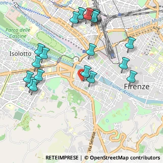 Mappa Via Pisana, 50124 Firenze FI, Italia (1.2465)