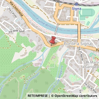 Mappa Via Livornese, 411, 50055 Lastra a Signa, Firenze (Toscana)