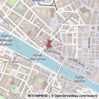 Mappa Via della Vigna Nuova, 85-red, 50123 Firenze, Firenze (Toscana)