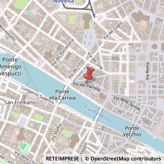 Mappa Via del Parione, 62, 50123 Firenze, Firenze (Toscana)