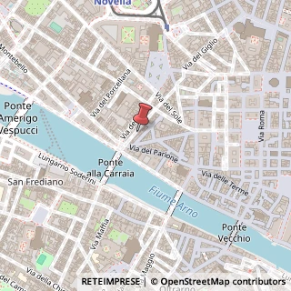 Mappa Via del Moro, 22, 50123 Firenze, Firenze (Toscana)
