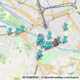 Mappa Via del Tiratoio, 50124 Firenze FI, Italia (0.8725)