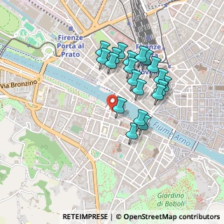 Mappa CAP, 50124 Firenze FI (0.398)