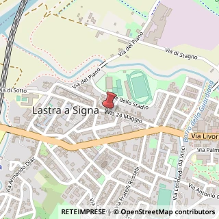 Mappa Via XXIV Maggio, 78, 50055 Lastra a Signa, Firenze (Toscana)