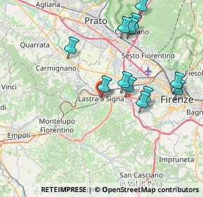 Mappa Vicolo Misericordia, 50055 Lastra a Signa FI, Italia (7.97667)