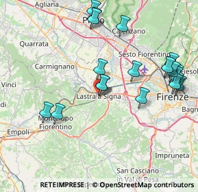 Mappa Vicolo Misericordia, 50055 Lastra a Signa FI, Italia (9.1195)