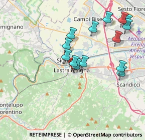 Mappa Vicolo Misericordia, 50055 Lastra a Signa FI, Italia (3.90857)