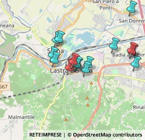 Mappa Vicolo Misericordia, 50055 Lastra a Signa FI, Italia (1.608)