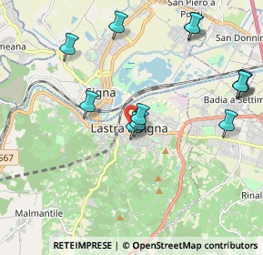 Mappa Vicolo Misericordia, 50055 Lastra a Signa FI, Italia (2.2425)