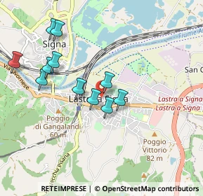 Mappa Vicolo Misericordia, 50055 Lastra a Signa FI, Italia (0.91545)