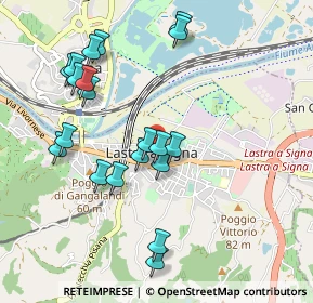 Mappa Vicolo Misericordia, 50055 Lastra a Signa FI, Italia (1.0255)