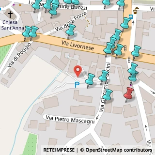 Mappa Via Pietro Mascagni, 50055 Lastra a Signa FI, Italia (0.09167)