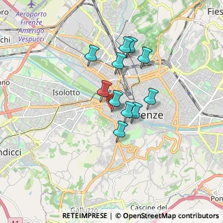 Mappa Via Prov.ᵐ Pisana, 50124 Firenze FI, Italia (1.33182)