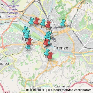 Mappa Via Prov.ᵐ Pisana, 50124 Firenze FI, Italia (1.51563)