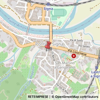 Mappa Via Mascagni Pietro, 2, 50055 Lastra a Signa, Firenze (Toscana)
