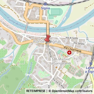 Mappa Via Livornese, 327, 50055 Lastra a Signa, Firenze (Toscana)