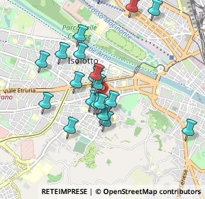 Mappa Via Masolino, 50143 Firenze FI, Italia (0.8775)