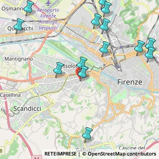 Mappa Via Masolino, 50143 Firenze FI, Italia (2.90929)