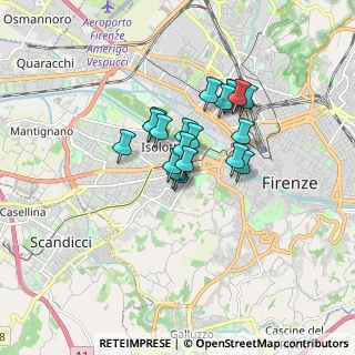 Mappa Via Masolino, 50143 Firenze FI, Italia (1.163)