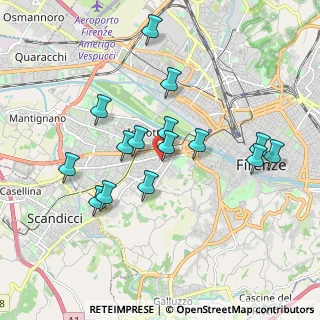 Mappa Via Masolino, 50143 Firenze FI, Italia (1.786)