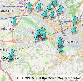 Mappa Via Masolino, 50143 Firenze FI, Italia (2.3295)